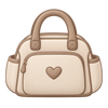 Beige Pflegetasche für unterwegs