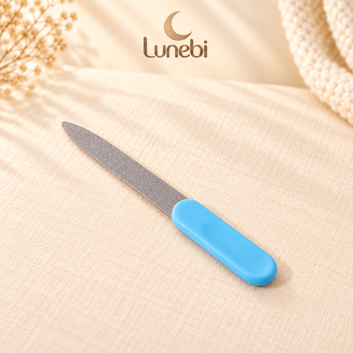 Baby-Nagelfeile aus dem Lunebi Babypflegeset
