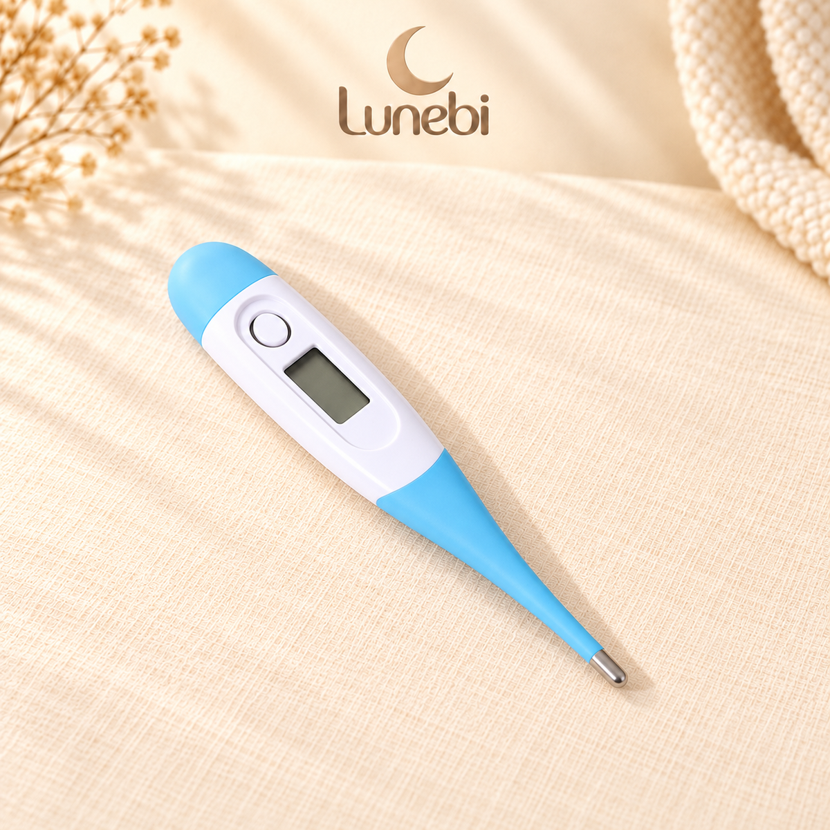 Digitales Thermometer aus dem Lunebi Babypflegeset